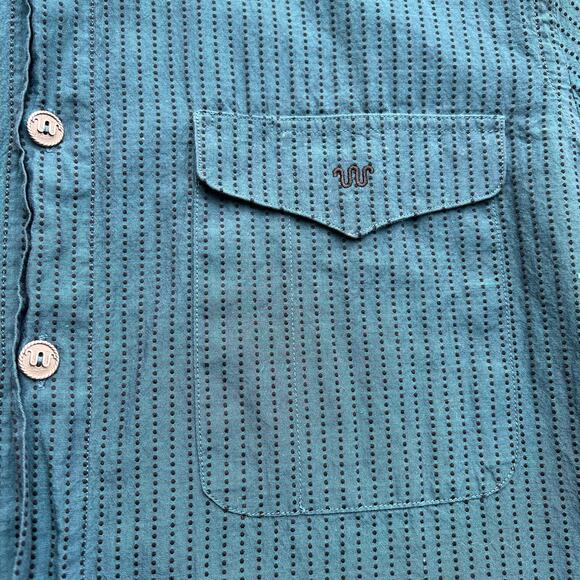 King Ranch Polka Dot Western Button-Up Shirt Men's Sz M - Picture 5 of 8